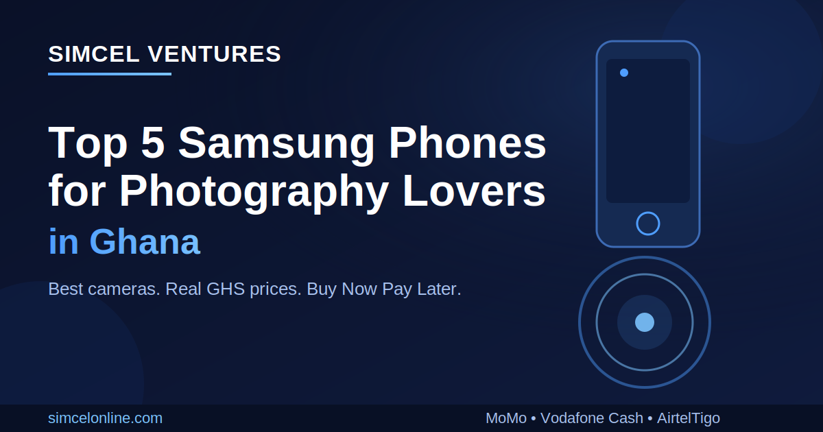 Top 5 Samsung Phones for Photography Lovers in Ghana