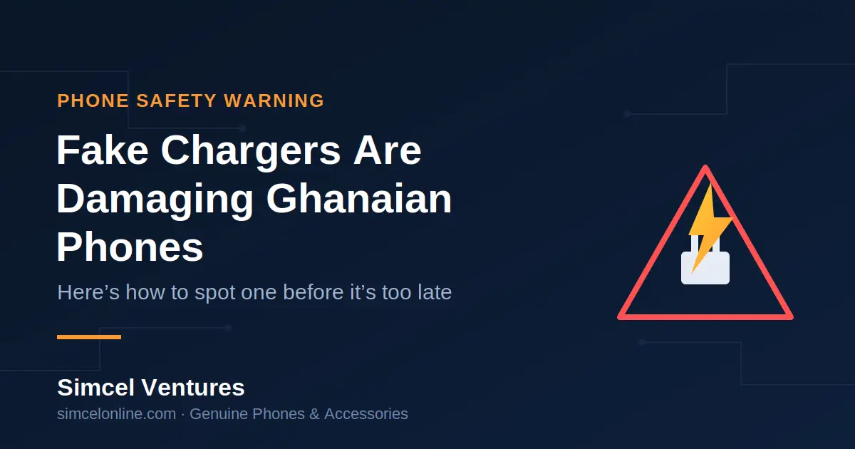 Fake Chargers Are Damaging Ghanaian Phones — Here’s How to Spot One